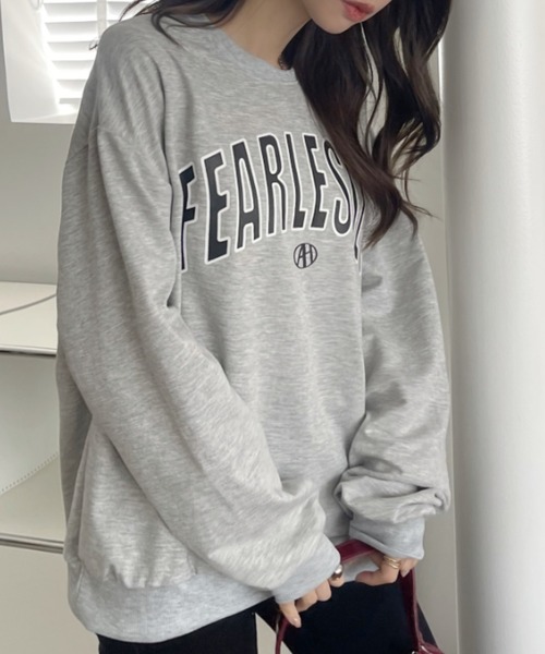 Miniministore(ミニミニストア)の「BF風トレーナー 体型カバー スウェット(スウェット・レディース・ホワイト/ブラック/ライトグレー・フリー)」の11枚目の写真