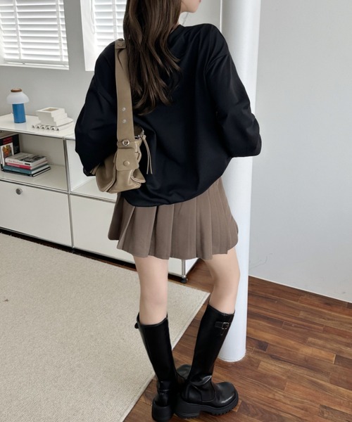 Miniministore(ミニミニストア)の「BF風トレーナー 体型カバー スウェット(スウェット・レディース・ホワイト/ブラック/ライトグレー・フリー)」の17枚目の写真