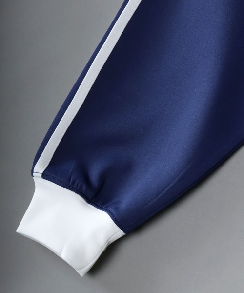 SITRY（シトリー）の「SITRY Flower Embroidery Track Jacket/別注 ワンポイント花刺繍 トラックジャケット レディース メンズ ジャージ（ジャージ・メンズ・ベージュ/ネイビー/ホワイト/ブラック・M/XL/L）」の14枚目の写真