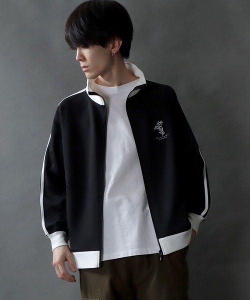 セール】SITRY Flower Embroidery Track Jacket/別注 ワン