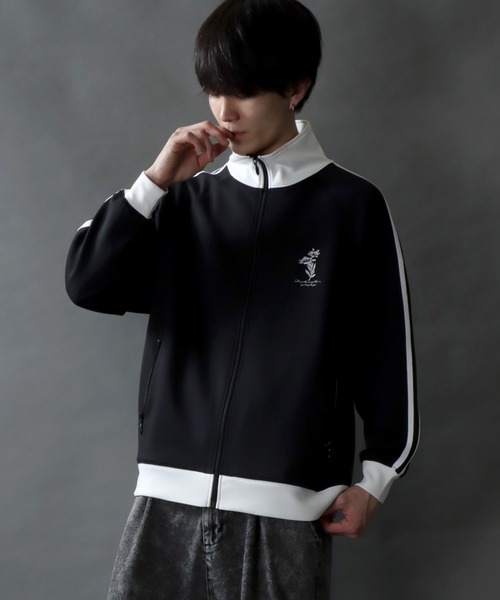 セール】SITRY Flower Embroidery Track Jacket/別注 ワン