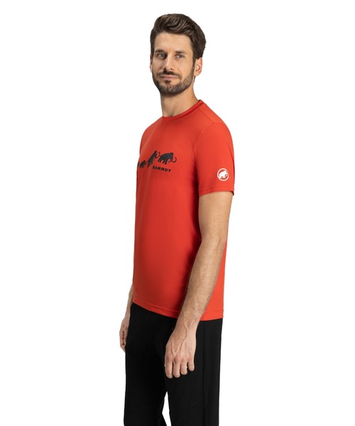 Mammut（マムート）の「QD ロゴ プリント Tシャツ アジアンフィット メン / QD Logo Print T-Shirt AF Men（Tシャツ/カットソー・メンズ・ホワイト/Black/レッド/ブラック・SMALL/MEDIUM/LARGE/X-LARGE）」の19枚目の写真