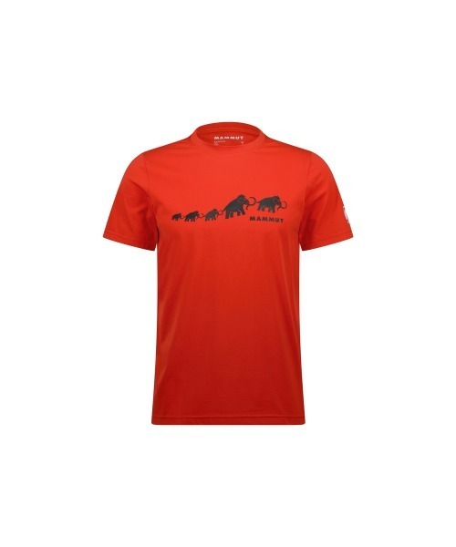 Mammut（マムート）の「QD ロゴ プリント Tシャツ アジアンフィット メン / QD Logo Print T-Shirt AF Men（Tシャツ/カットソー・メンズ・ホワイト/Black/レッド/ブラック・SMALL/MEDIUM/LARGE/X-LARGE）」の8枚目の写真