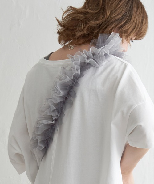 notch.（ノッチ）の「チュールショルダーストラップ（スマホグッズ・レディース・オフホワイト/ブラック/グレー・ONESIZE）」の22枚目の写真