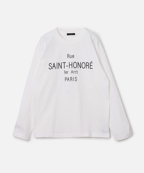 allureville(アルアバイル)の「ロケーションロゴロンTEE(Tシャツ/カットソー・レディース・ブラック/ブルー/ブラック系その他/ブルー系その他・2)」の1枚目の写真