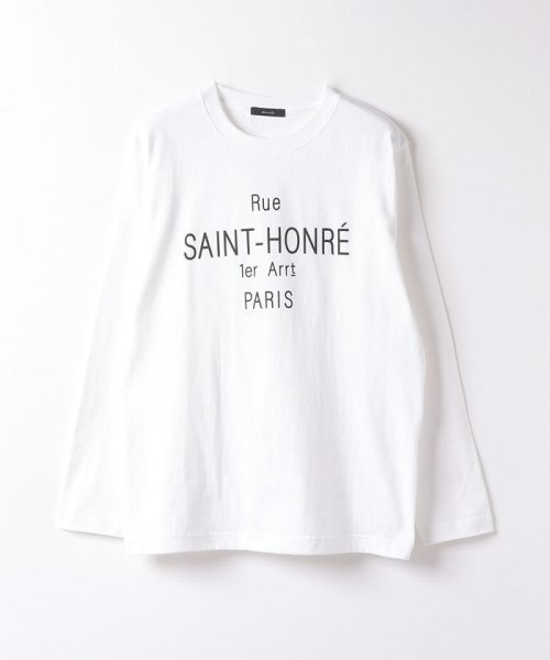 allureville(アルアバイル)の「ロケーションロゴロンTEE(Tシャツ/カットソー・レディース・ブラック/ブルー/ブラック系その他/ブルー系その他・2)」の3枚目の写真