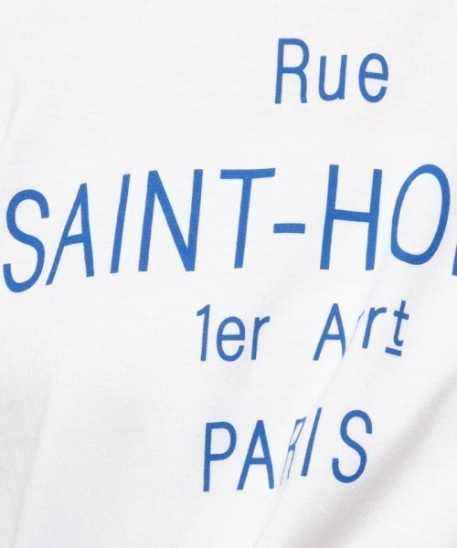 allureville(アルアバイル)の「ロケーションロゴロンTEE(Tシャツ/カットソー・レディース・ブラック/ブルー/ブラック系その他/ブルー系その他・2)」の6枚目の写真