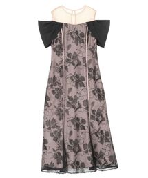 LAGUNAMOON（ラグナムーン）の「LADYチュール刺繍オフショルダーワンピース（ドレス・レディース）」