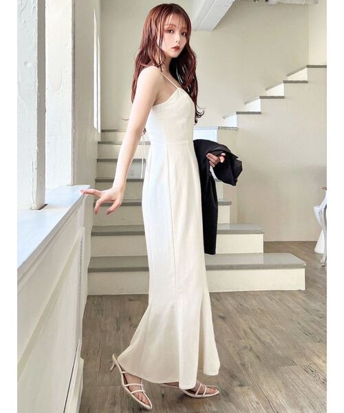 RESEXXY（リゼクシー）の「ツイードビスチェワンピース（ワンピース・レディース・アイボリー/ピンク/ブラック・FREE）」の14枚目の写真