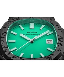 BAPEX type10 オリーブグリーン自動巻き時計 ステンレススチール