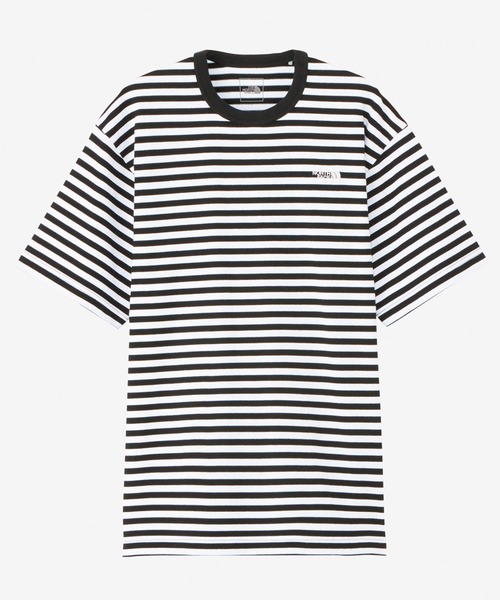 THE NORTH FACE（ザノースフェイス）の「THE NORTH FACE/ザ・ノース・フェイス S/S MULTI BORDER TEE 半袖Tee/コットンTee ボーダー NT32455（Tシャツ/カットソー・レディース・ブラック/ベージュ/ネイビー/ブラウン・XL/L/M/S）」の16枚目の写真