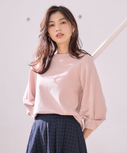 ANY(エニィ)の「タックスリーブプルオーバー(Tシャツ/カットソー・レディース・グレー系/オールドローズ系/ベージュ系/ライラック系/アイボリー系・2/3)」の17枚目の写真