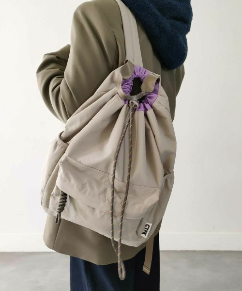 【2024秋冬新作 新色追加】CONTROL FREAK / CTFK（コントロールフリーク/シーティーエフケー）撥水ライトナップザック（バックパック/リュック）｜CONTROL FREAK（コントロールフリーク）