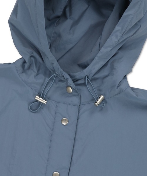 Lull（ルル）の「【Lull / ルル】ナイロンショートフードベスト（ベスト・レディース・ブルー/ブラック/カーキ・ONESIZE）」の6枚目の写真