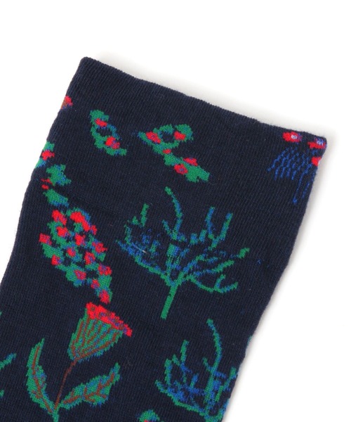 studio CLIP（スタディオクリップ）の「【daily CLIP】ande 柄ソックス（ソックス/靴下・レディース・ネイビー/グレー/ブルー/イエロー/ピンク・FREE）」の6枚目の写真