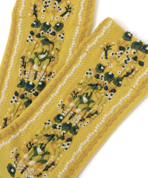 studio CLIP（スタディオクリップ）の「【daily CLIP】ande 柄ソックス（ソックス/靴下・レディース・ネイビー/グレー/ブルー/イエロー/ピンク・FREE）」の10枚目の写真