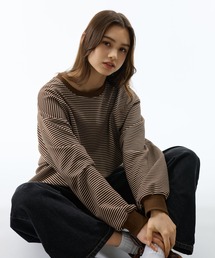 WETTEMPT(EBevg)CREW NECK DRAW CORD BORDER LONG TEE / N[lbNh[R[h{[_[T(TVc/Jbg\[)