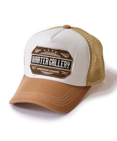 ANCHOR（アンカー）の「QUARTER GALLERY　AMERICAN CASUAL  メッシュキャップ（キャップ・メンズ・ベージュ/ブラック/ネイビー・FREE/MEDIUM）」の12枚目の写真