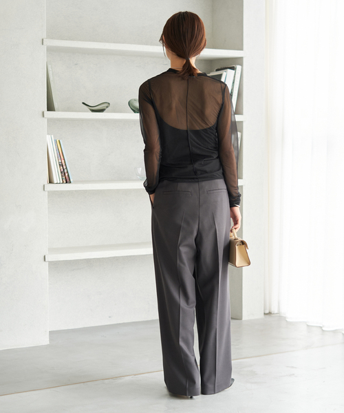 セール】【R'IAM】SHEER プルオーバー（Tシャツ/カットソー）｜Plage