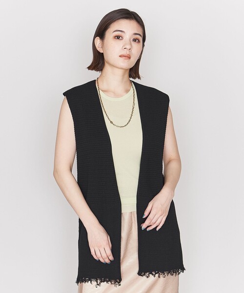 ASTRAET（アストラット）の「＜ASTRAET＞ワッフル ニットジレ（ニット