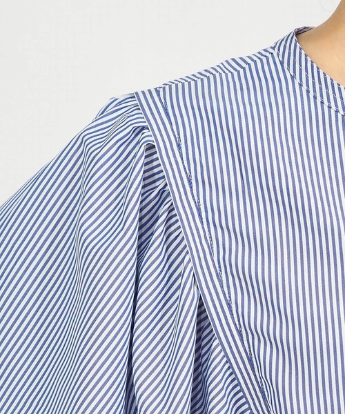 tiptop(ティップトップ)の「マルチway襟付きボリューム袖ブラウス(シャツ/ブラウス・レディース・オフホワイト/ブラック/ブルー系その他・FREE)」の14枚目の写真