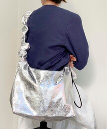 fredy emue | メタルギャザーワンハンドルバッグ(ショルダーバッグ)