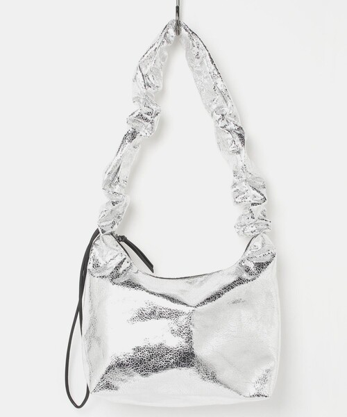 fredy emue（フレディエミュ）の「メタルギャザーワンハンドルバッグ（ショルダーバッグ・レディース・シルバー/ブロンズ・FREE）」の10枚目の写真