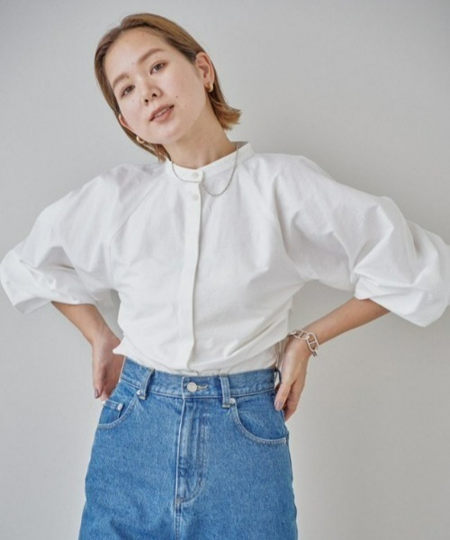 セール】ボリュームスリーブコンパクトシャツ（Tシャツ