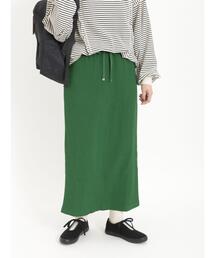 Samansa Mos2 | 【Lサイズ / WEB限定】ストレッチリブスカート(スカート)