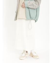 Samansa Mos2 | 【Lサイズ / WEB限定】ストレッチリブスカート(スカート)