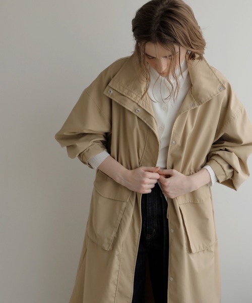 MIELI INVARIANT(ミエリインヴァリアント)の「Venetian Mods Light Coat(その他アウター・レディース・ベージュ/アイボリー/ブラック・FREE)」の22枚目の写真