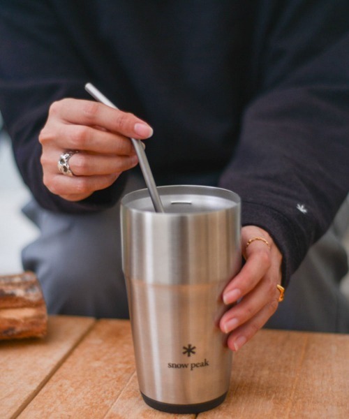 スノーピーク　ストローセット snow peak 「オンライン限定」チタンストロー2本セット