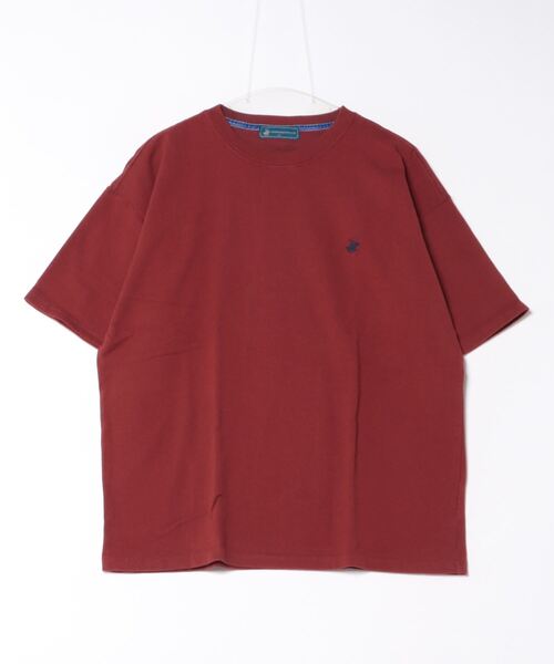 BEVERLY HILLS POLO CLUB(ビバリーヒルズポロクラブ)の「BEVERLY HILLS POLO CLUB / 天竺クルーT / 4222-4752(Tシャツ/カットソー・レディース・ブラック/オフホワイト/バーガンディー/ブルー・MEDIUM/LARGE/X-LARGE)」の4枚目の写真
