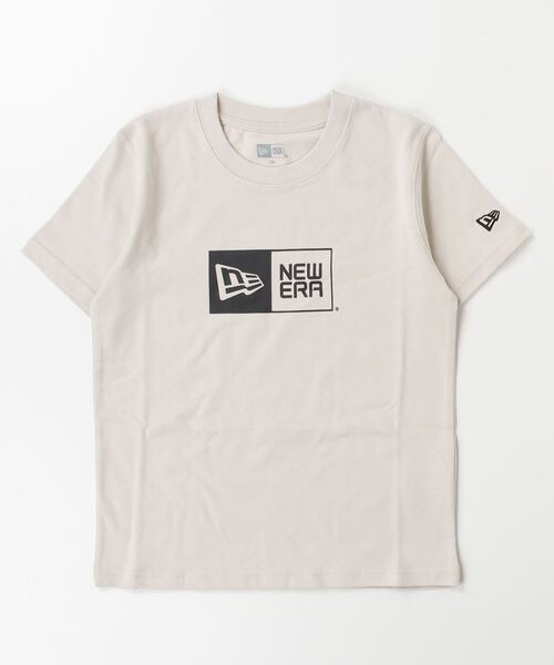 NEW ERA（ニューエラ）の「NEW ERA/ニューエラ キッズ Tシャツ LOGO YTH SSTEE BOX LOGO 14111858（Tシャツ/カットソー・キッズ・ホワイト/ストーン/ブラック・130cm/140cm/150cm/160cm）」の2枚目の写真
