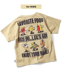 gym master（ジムマスター）の「KIDS 5.8oz T/CドライFAVORITE FOOD Tee（Tシャツ/カットソー）」