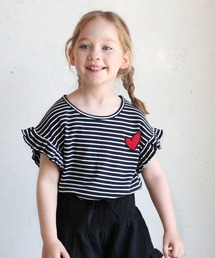 Rora | ハートキュン ドロップショルダー半袖Tシャツ(Tシャツ/カットソー)