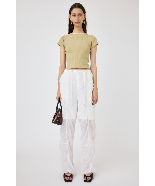 MOUSSY（マウジー）の「バックレースアップパフTシャツ（Tシャツ/カットソー・レディース・ブラック/レッド/ベージュ・FREE）」の18枚目の写真