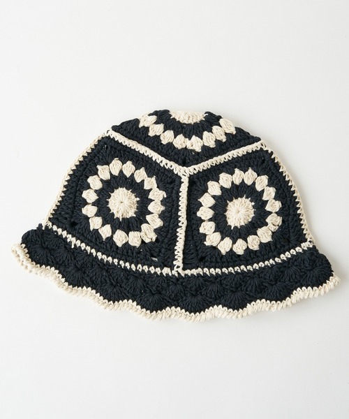 WEGO（ウィゴー）の「WEGO/クロシェハット（ハット・レディース・ブラック・FREE）」の5枚目の写真