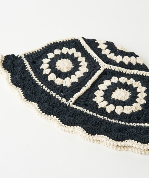 WEGO（ウィゴー）の「WEGO/クロシェハット（ハット・レディース・ブラック・FREE）」の6枚目の写真