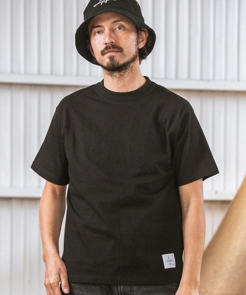 seventy seven(セブンティセブン)の「mt8995- heavy onz USA cotton t-shirts (77 label) Tシャツ(Tシャツ/カットソー・メンズ・ネイビー/ホワイト/ブラック・S/M/L/XL)」の8枚目の写真