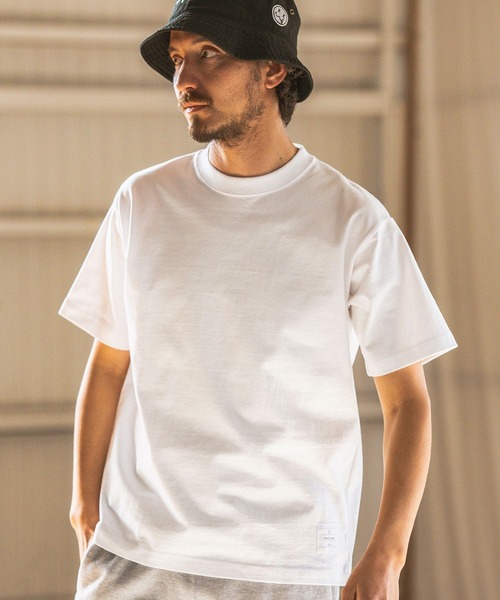 seventy seven(セブンティセブン)の「mt8995- heavy onz USA cotton t-shirts (77 label) Tシャツ(Tシャツ/カットソー・メンズ・ネイビー/ホワイト/ブラック・S/M/L/XL)」の13枚目の写真