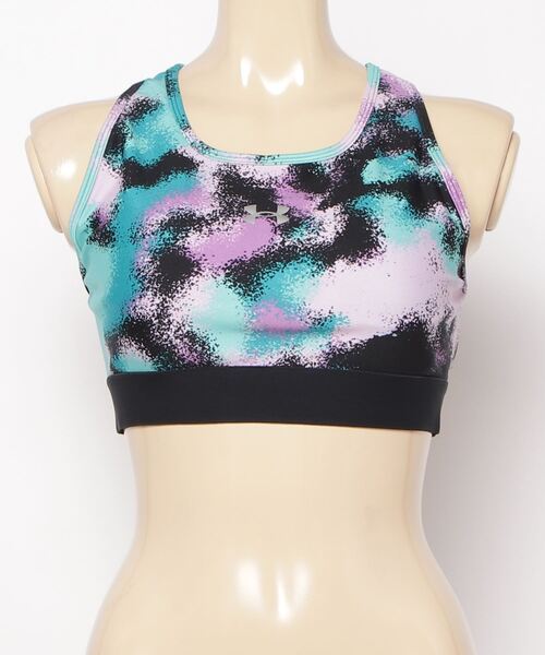 UNDER ARMOUR(アンダーアーマー)の「アンダーアーマー UAトレーニング ブラタンク ミディアムサポート(スポーツブラ・レディース・サックスブルー/ブラック・S/M/L/XL)」の5枚目の写真