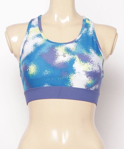 UNDER ARMOUR(アンダーアーマー)の「アンダーアーマー UAトレーニング ブラタンク ミディアムサポート(スポーツブラ・レディース・サックスブルー/ブラック・S/M/L/XL)」の7枚目の写真