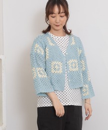 POU DOU DOU | かぎ針編み風カーディガン(カーディガン/ボレロ)