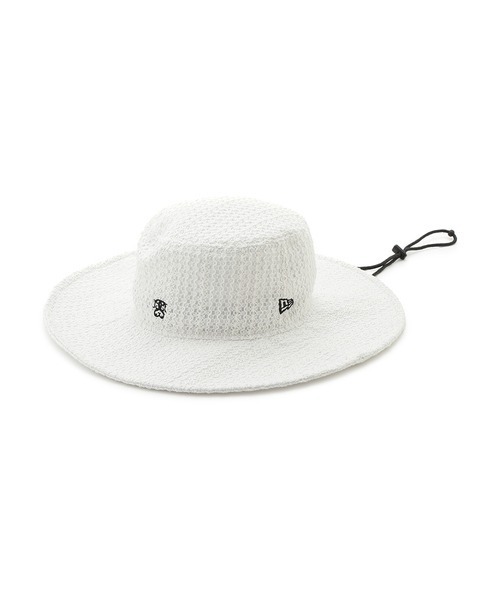 SNIDEL（スナイデル）の「【SNIDEL|NEW ERA】レースバケットハット（ハット・レディース・ホワイト/ブラック・FREE）」の6枚目の写真