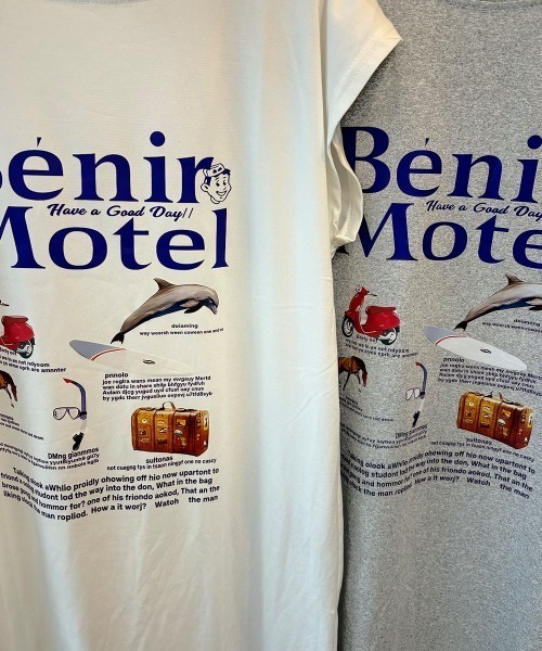 PRIVATE BEACH(プライベートビーチ)の「ロゴプリントフレンチスリーブTシャツワンピース(ワンピース・レディース・ライトグレー/ホワイト・LL/M/L)」の8枚目の写真