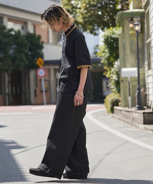U.S. POLO ASSN.(ユーエスポロアッスン)の「U.S.POLO ASSN./ユーエスポロアッスン 別注ラインオーバーサイズワンポイントポロシャツ(限定展開)(ポロシャツ・メンズ・チャコールグレー/ライトグレー/ブラック/ネイビー・MEDIUM/SMALL/LARGE)」の11枚目の写真