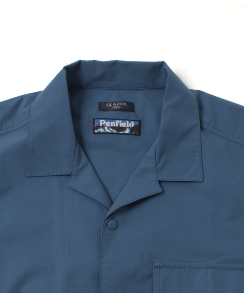 PEN FIELD（ペンフィールド）の「【Penfield】【撥水】【セットアップ対応】リップストップ・ワーク半袖シャツ（シャツ/ブラウス・キッズ・ブルー/カーキ/ブラック・140cm/150cm/160cm/170cm）」の6枚目の写真