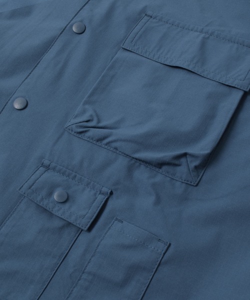 PEN FIELD（ペンフィールド）の「【Penfield】【撥水】【セットアップ対応】リップストップ・ワーク半袖シャツ（シャツ/ブラウス・キッズ・ブルー/カーキ/ブラック・140cm/150cm/160cm/170cm）」の13枚目の写真