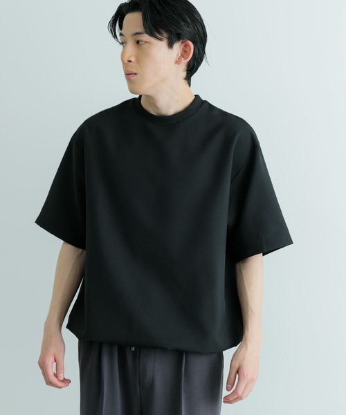 ITEMS URBANRESEARCH（アイテムズ アーバンリサーチ）の「『セットアップ対応』吸水速乾 ストレッチトロ布帛 Tシャツ（Tシャツ/カットソー・メンズ・イエロー/グレー/ライトベージュ/ブラック・MEDIUM/LARGE）」の17枚目の写真